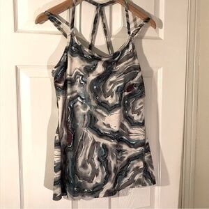 GAIAM strappy/ crisscrossed yoga tank.  Women’s size M.
